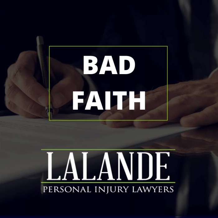 Bad faith law attorneys