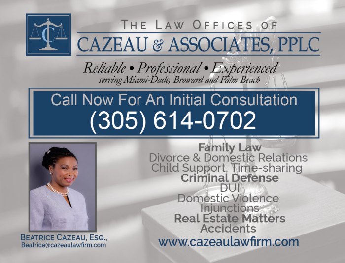 Beatrice cazeau attorney law