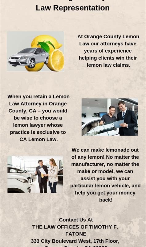 lemon law attorneys in orange county