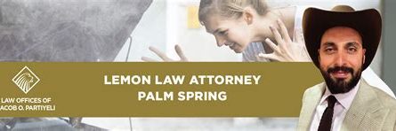 lemon law attorney palm springs