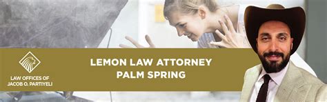 lemon law attorney palm springs