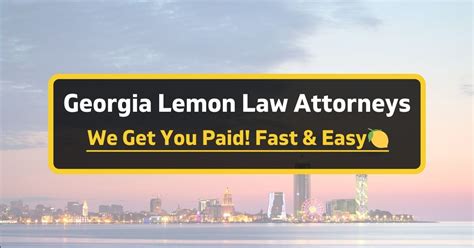 lemon law georgia attorney