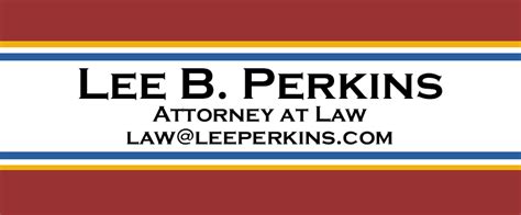 lee perkins attorney at law