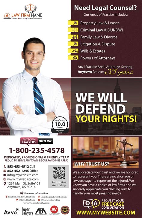 can an attorney advertise his law practice services