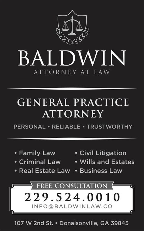 baldwin attorney at law donalsonville ga