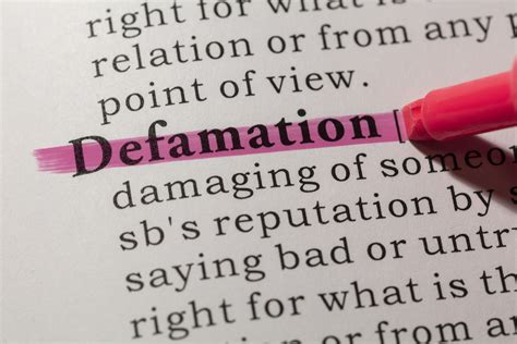 defamation law attorney