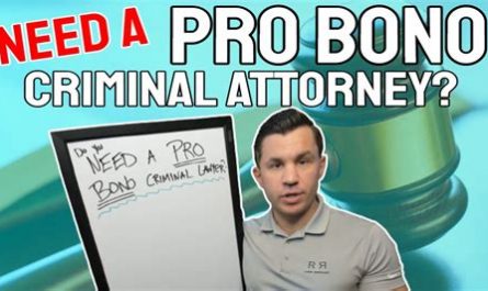 criminal law attorney pro bono