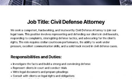 civil law attorney job description