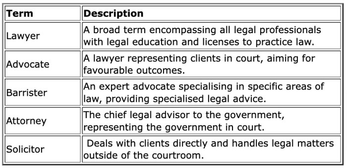 Barrister at Law vs Attorney at Law A Comparative Analysis