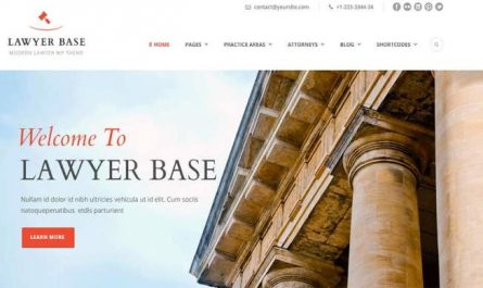 Barrister Lawyers Attorneys Law Firm WordPress Theme